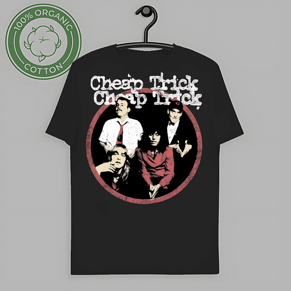 Vintage Cheap Trick T Shirt Licensed Rock n Roll Band Merch Music Concert Black-TH65520