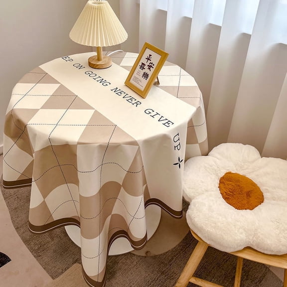 Vintage Checkerboard Flannel Tablecloth - Multi-Use for Dorm Desks, Dining Rooms, Living Rooms, Studies & Picnics