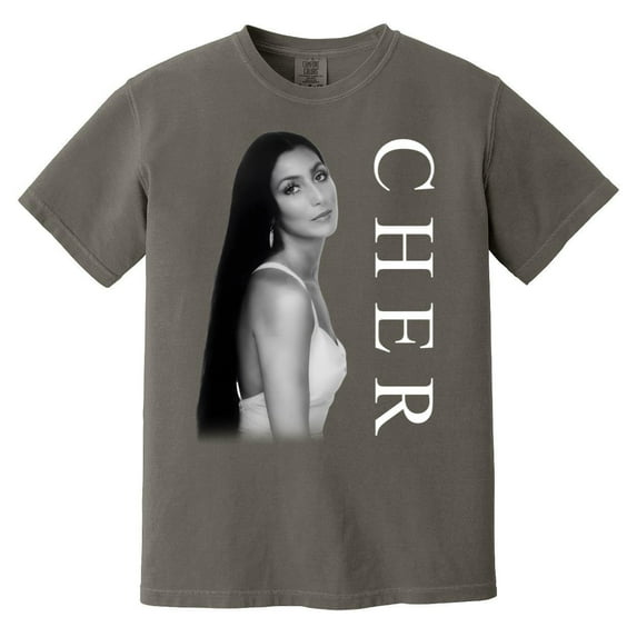 Vintage Cher Band Music Minimalist Fan Graphic Print Tee Comfort Color T-Shirt