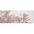 thumbnail image 1 of Vintage Cherry Blossoms Large Mouse Pads Rectangle Long Extended Big Stitched Edge Gaming Mousepad with Non-Slip Rubber Base for Desktop Laptop Keyboard 31.5 X 11.8 Inch, 1 of 6