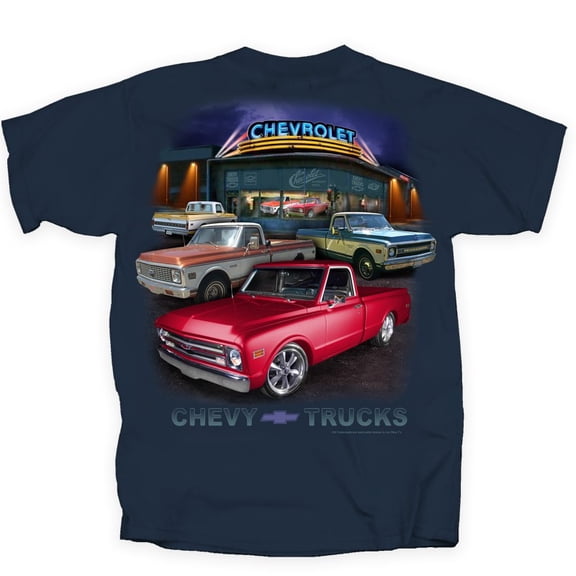 Vintage Chevy Chevrolet Trucks Showroom Short Sleeve T-Shirt