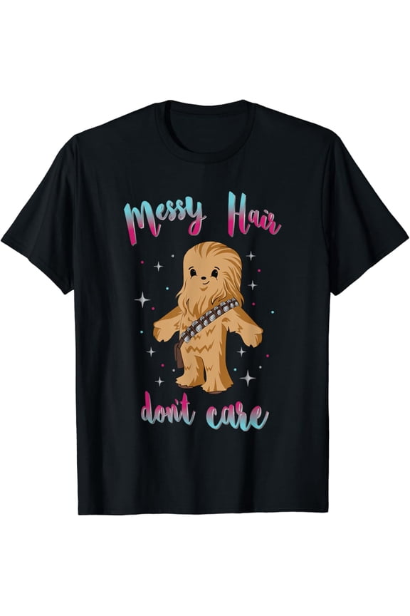 Vintage Chewbacca Messy Hair Don't Care Cute Chibi Logo T-Shirt S-5XL - Trending Birrthday Tee Gifts Vintage Tee -Birthday Gifts