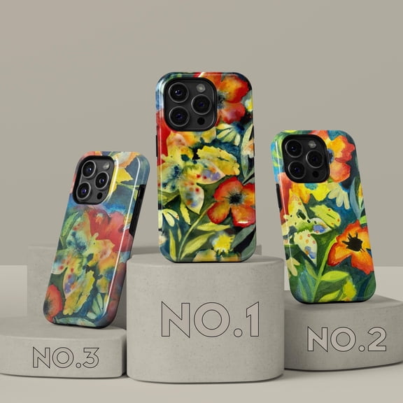 Vintage Chic Floral Case for iPhone Samsung Girly Flower Pattern