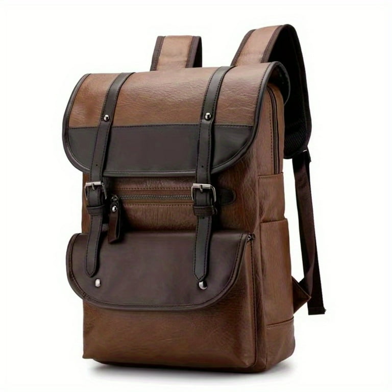 Chic leather backpack online