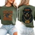 thumbnail image 1 of Vintage Chicago Football Sweatshirt: 90s Bear Graphic Crewneck, 1 of 5