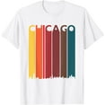 thumbnail image 1 of Vintage Chicago Skyline Chicago Vacation Retro Chicago Pride T-Shirt, 1 of 2