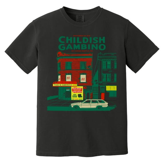 Vintage Childish Gambino Fan Graphic Hip Hop Music Gift Comfort Color T-Shirt
