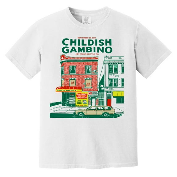 Vintage Childish Gambino Fan Graphic Hip Hop Music Gift Comfort Color T-Shirt