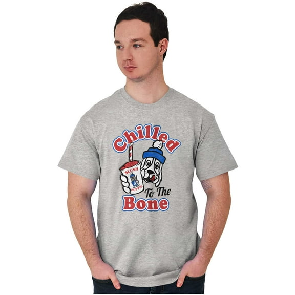 Vintage Chilled To Bone Slush Puppie Men's Graphic T Shirt Tees Brisco Brands S