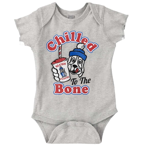 Vintage Chilled To Bone Slush Puppie Romper Boys or Girls Infant Baby Brisco Brands 12M