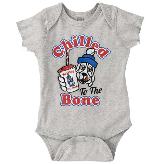 Vintage Chilled To Bone Slush Puppie Romper Boys or Girls Infant Baby Brisco Brands 12M