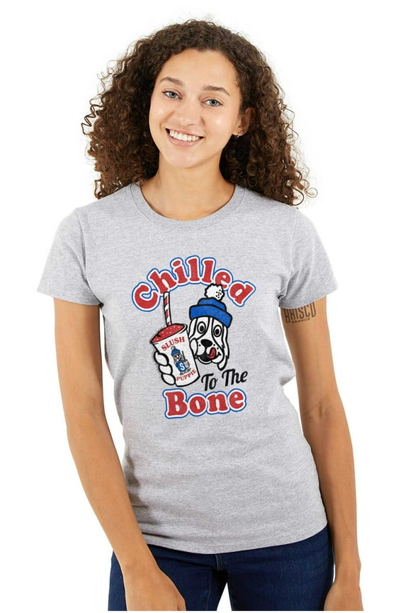 Vintage Chilled To Bone Slush Puppie Women's T Shirt Ladies Tee Brisco Brands S