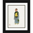 thumbnail image 1 of Vintage Chinese Clothing 25x32 Black Ornate Wood Framed with Double Matting Museum Art Print Titled - Ancient Mongolian costume, 1 of 4
