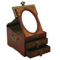 thumbnail image 1 of Vintage Chinese Jewelry Keepsake box W. Leather Surface, 1 of 2