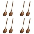 thumbnail image 1 of Vintage Chinese Style Handcrafted Wooden Soup Spoon Set of 8, for Dinner, Salad Desserts, Snacks, Rice, Soup, Fruit, 1 of 8