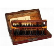 Asian Home Vintage Chinese Wooden Bead Arithmetic Math Counting Abacus 14 Inch