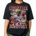 thumbnail image 1 of Vintage Christian McCaffrey Bootleg Shirt, Retro 90's Fans Gift, Running back Homage Shirt, Gift for fans, 1 of 2