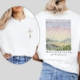 thumbnail image 1 of Vintage Christian Print Tshirts Bible Verse Graphic Tees Religious Short Sleeve Casual Tops Cotton Shirts for Daily Outfits White,XL, 1 of 8