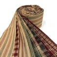 thumbnail image 1 of Vintage Christmas Cotton Plaid Primitive Homespun Fabric 22 pc 2.5" X 44" Precut Roll (Jelly Roll) by JCS, 1 of 5