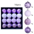 thumbnail image 1 of Vintage Christmas Ball Ornaments 16 Pieces 2.36 Inch Neutral Textured Decor, Shatterproof Matte Glossy Hanging Balls for Xmas Tree Holiday Party Wedding Supplies, 1 of 7