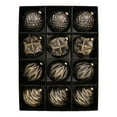 thumbnail image 1 of Vintage Christmas Ball Ornaments for Holiday Tree, 8cm 12PCS Antique Hanging Ornaments, Festive Decor Set for Christmas Celebrations, 1 of 7