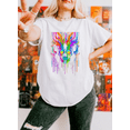 thumbnail image 1 of Vintage Christmas Cute Holiday Festive Seasonal Retro Graphic Unisex T-Shirt, up to size 5XL, 1 of 2