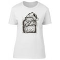 thumbnail image 1 of Vintage Christmas Hamster Sketch T-Shirt Women -Image by Shutterstock, Female x-Large, 1 of 4