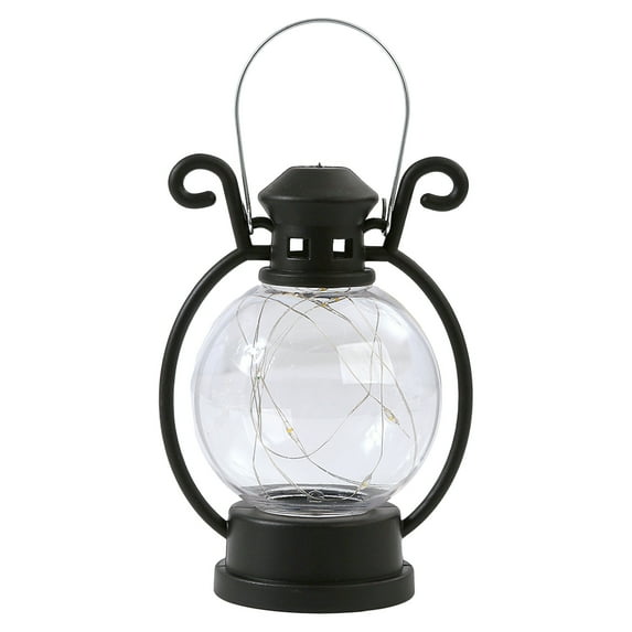 Vintage Christmas LED Candle Lantern with Horse Design - Perfect Holiday Decoration