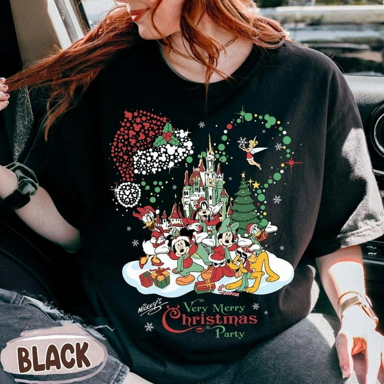 Vintage Christmas Mickey And Friends T-shirt, Disney Mickey's Very