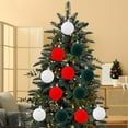 thumbnail image 1 of Vintage Christmas Ornaments - 6cm 12Pc Color Flocking Christmas Decoration Diy Boxed Christmas Tree Decoration Pendant Accessories Christmas Decorations, 1 of 5