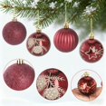 thumbnail image 1 of Vintage Christmas Ornaments Shatterproof for Tree,Xmas Ball Ornaments Hanging Decor,Holiday Party Decorations,Winter New Year Festive Decor Set for Christmas Balls and Home Celebration, 1 of 7