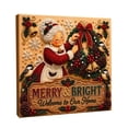 thumbnail image 1 of Vintage Christmas Pearl‑Art DIY Bead Painting Kit, Mrs.Claus Santa Workshop Snowman Holiday Mosaic Art Set, 1 of 4