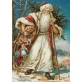 Vintage Christmas Santa Cross Stitch Pattern 18 Count Charts with