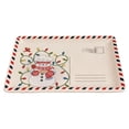 thumbnail image 1 of Vintage Christmas Serving Platter, Holiday Cookie Dessert Appetizer Tray with Postcard Design, Decorative Ceramic Serving Plate for Christmas Party Kitchen Dining Table Buffet Decor, 1 of 7
