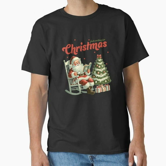 Vintage Christmas St. Nick Claus Funny Holiday G7442 Unisex T-Shirt, Up to Size 5XL