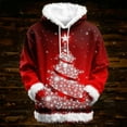 thumbnail image 1 of Vintage Christmas Sweatshirt Hooded Hoody Cozy Soft Casual Pullover Long Sleeve Outerwear Daily Streetwear Loungewear Christmas Hoodie XXS, 1 of 4