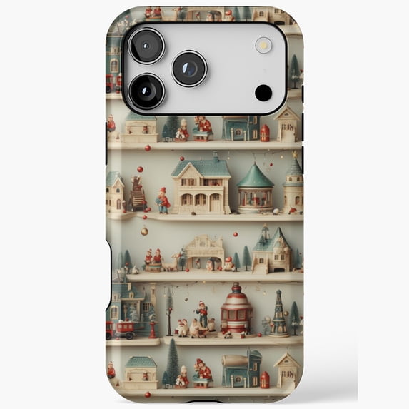 Vintage Christmas Toys iPhone Case 17 through 11 Pro Max