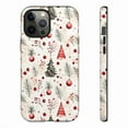 thumbnail image 1 of Vintage Christmas Trees Holiday Gift Phone Case for iPhone 11 12 13 14 15 16, 1 of 2