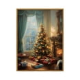 thumbnail image 1 of Vintage Christmas Wall Art Print Rustic Christmas Wall Art, Christmas Painting Print Decor 11.8x15.7 inch Unframed Print, 1 of 5