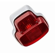 Vintage Chrome Base Tail Light Assembly for Vespa VBB VBA, Bajaj Super & Priya Scooters | Rear Stop Lamp Complete