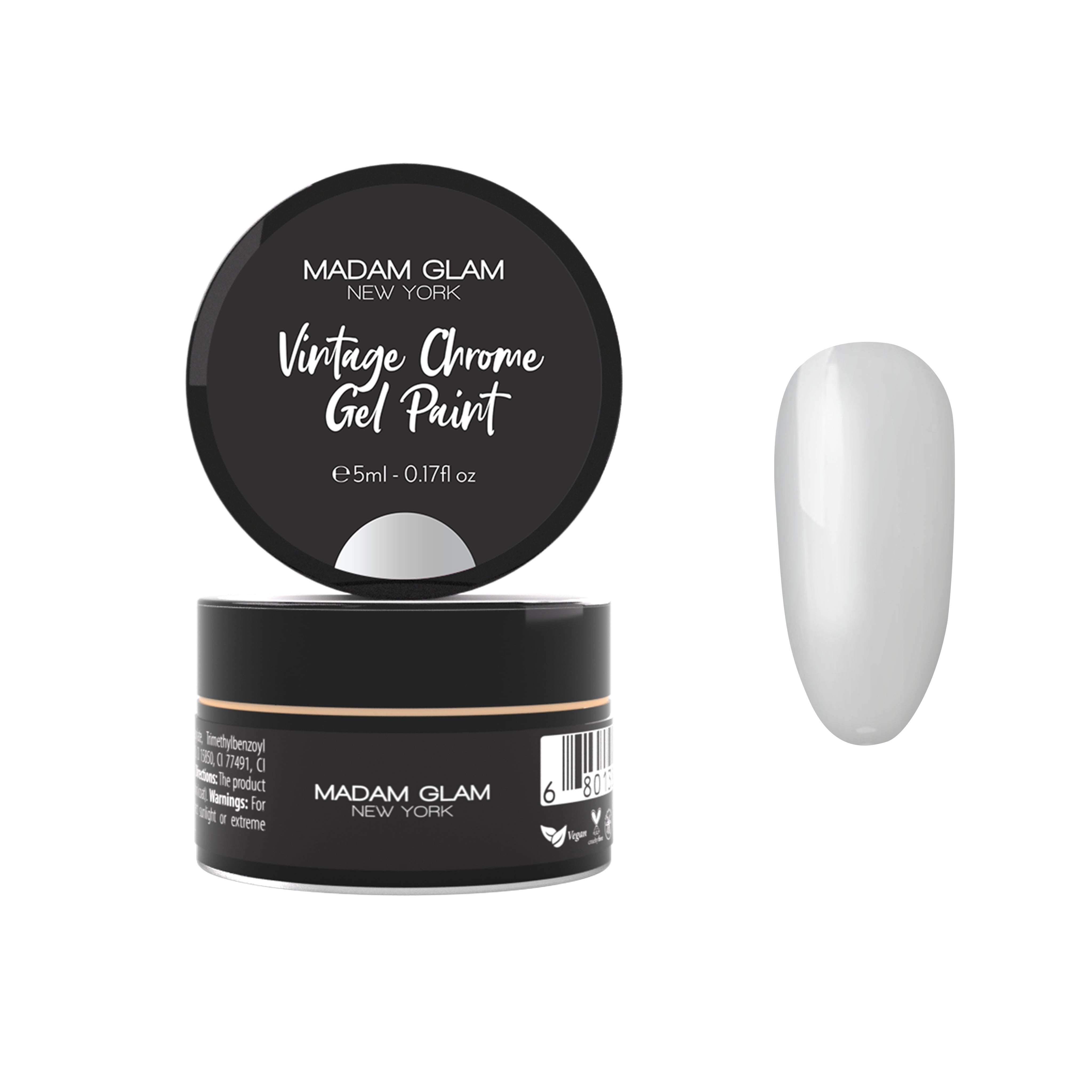 Vintage Chrome Gel Paint