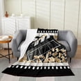 thumbnail image 1 of Vintage Cinema Movie Theater Flannel Fleece Throw Blanket Kids,Movie Theater Fuzzy Blanket for Bed Sofa Couch,Popcorn Bed Blanket Breathable Old Fashion Plush Blanket Room Decor Throw 50"x60", 1 of 6