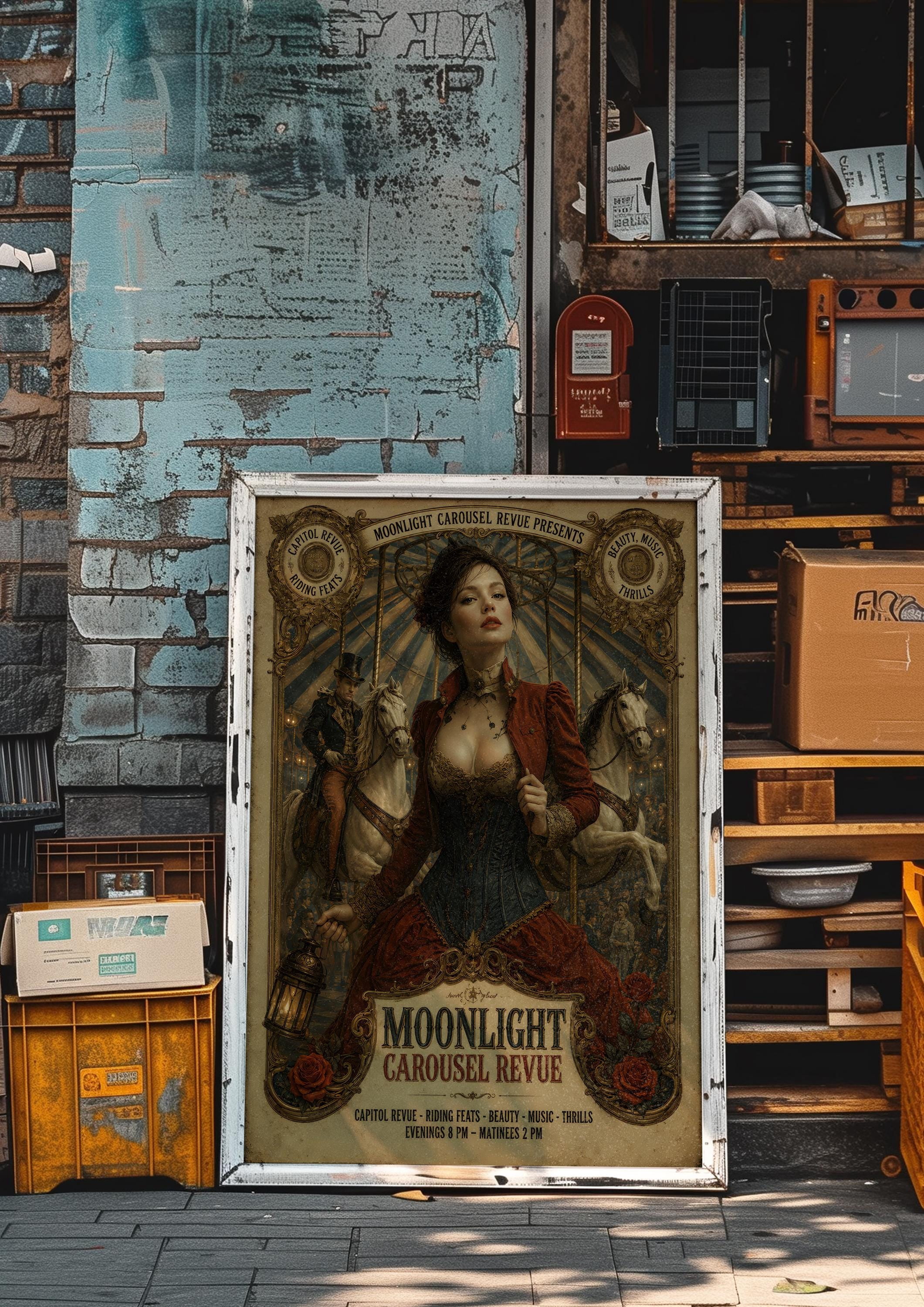 Vintage Circus Antique Carnival Victorian Circus Circus Sideshow ...