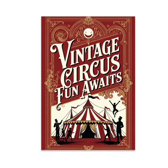 Vintage Circus Whimsy Wall Decor - Circus Enthusiast - 13x19 Poster Print