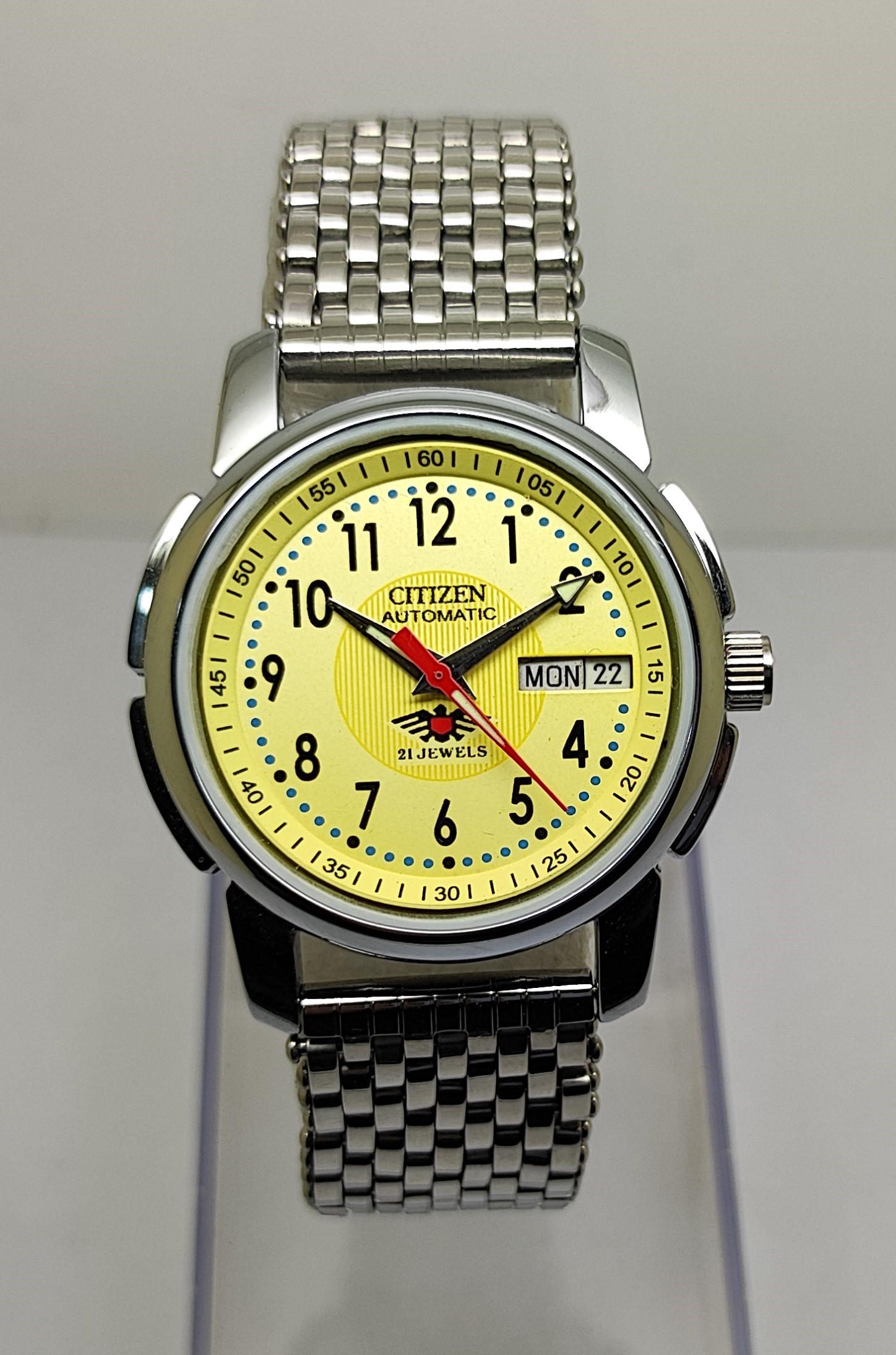 Vintage Citizen Mechanical Automatic Stainless Steel Men's Wristwatch