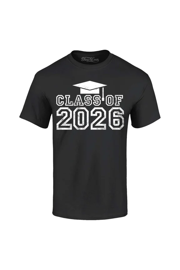 Vintage Class Of 2026 T-Shirt Graduation Promotion Shirt Perfect Gifts For Everyone