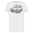 thumbnail image 1 of Vintage Classic Car Sketch T-Shirt Men -Image by Shutterstock, Male Large, 1 of 2
