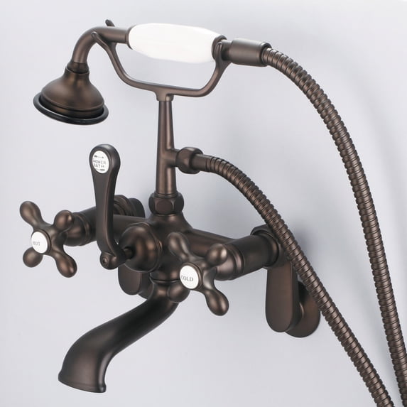 Vintage Classic F6-0009 Wall Mount Tub Faucet with Swivel Wall Connector