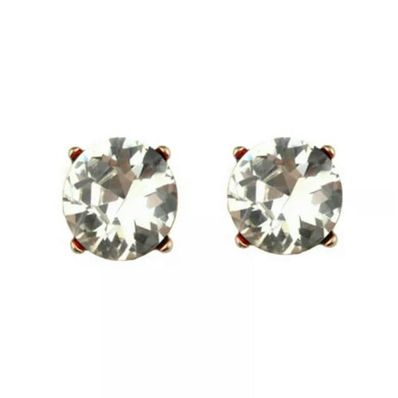 Vintage Classic Glass Crystal Round Dot Bracelet Stud Earrings for Women Jewelry
