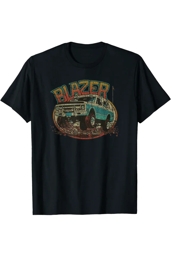 Vintage Classic K5 Blazer 70s Style Distressed, Truck Road T-Shirt, Unisex T-Shirt